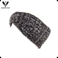 Moda Melange Fios Cruz Knitting Inverno Warm Hairband